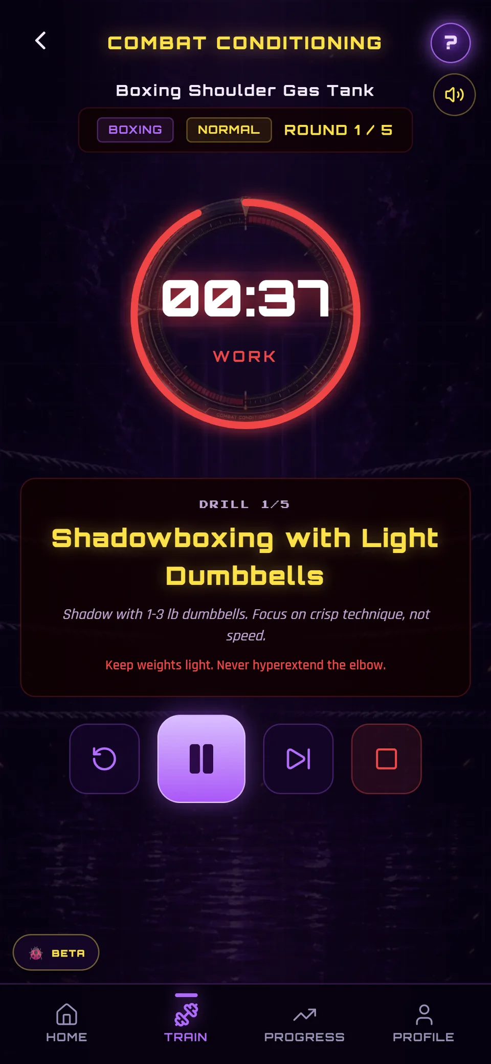 Combat Conditioning live circuit